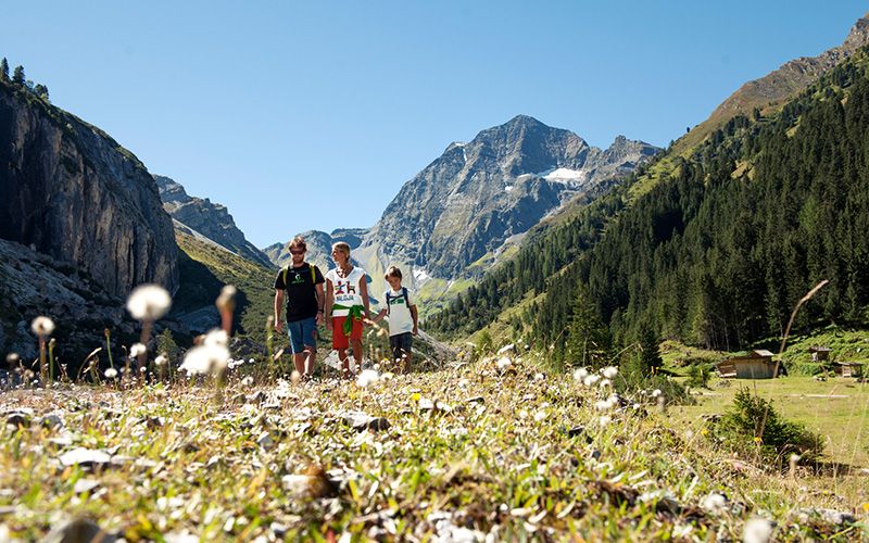 Familien Wanderung