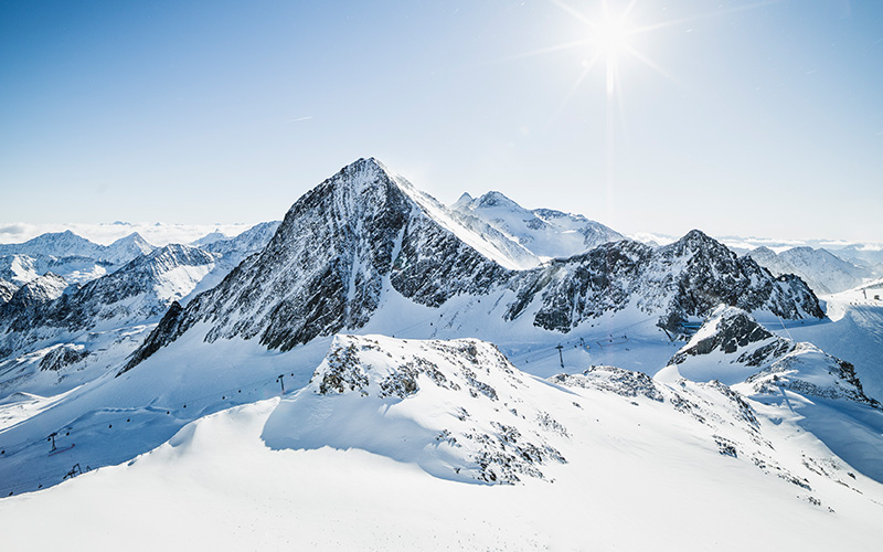 Berge im Winter